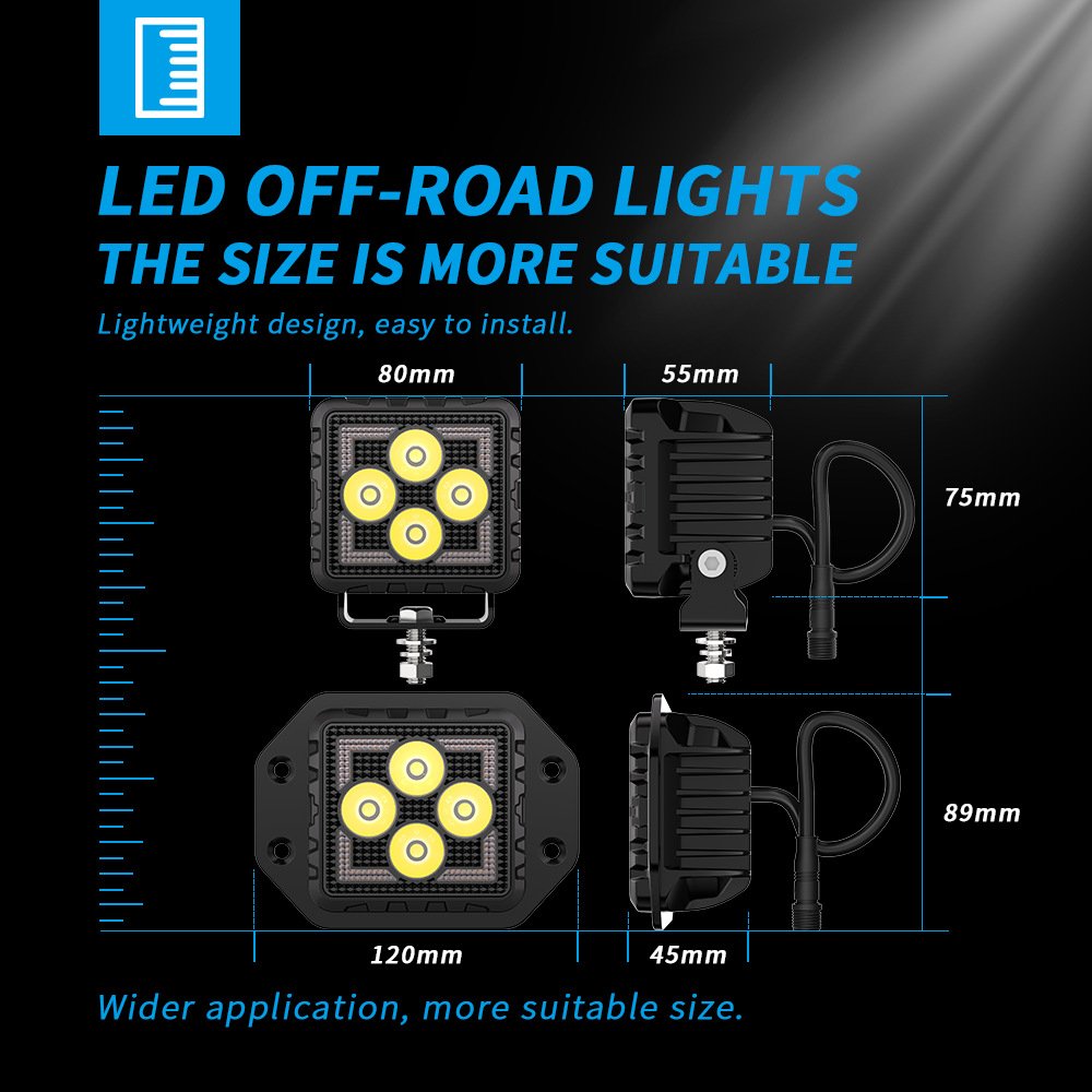 Black Warrior BF3-A4 LED Work Light