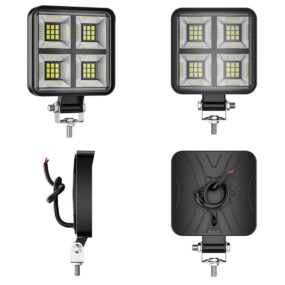 Tenraytech New 3 - Inch Square LED Work Light (9-80V, Flood Beam ...