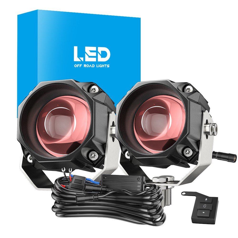 Tenraytech Motorcycle Spotlight Kit for Modification