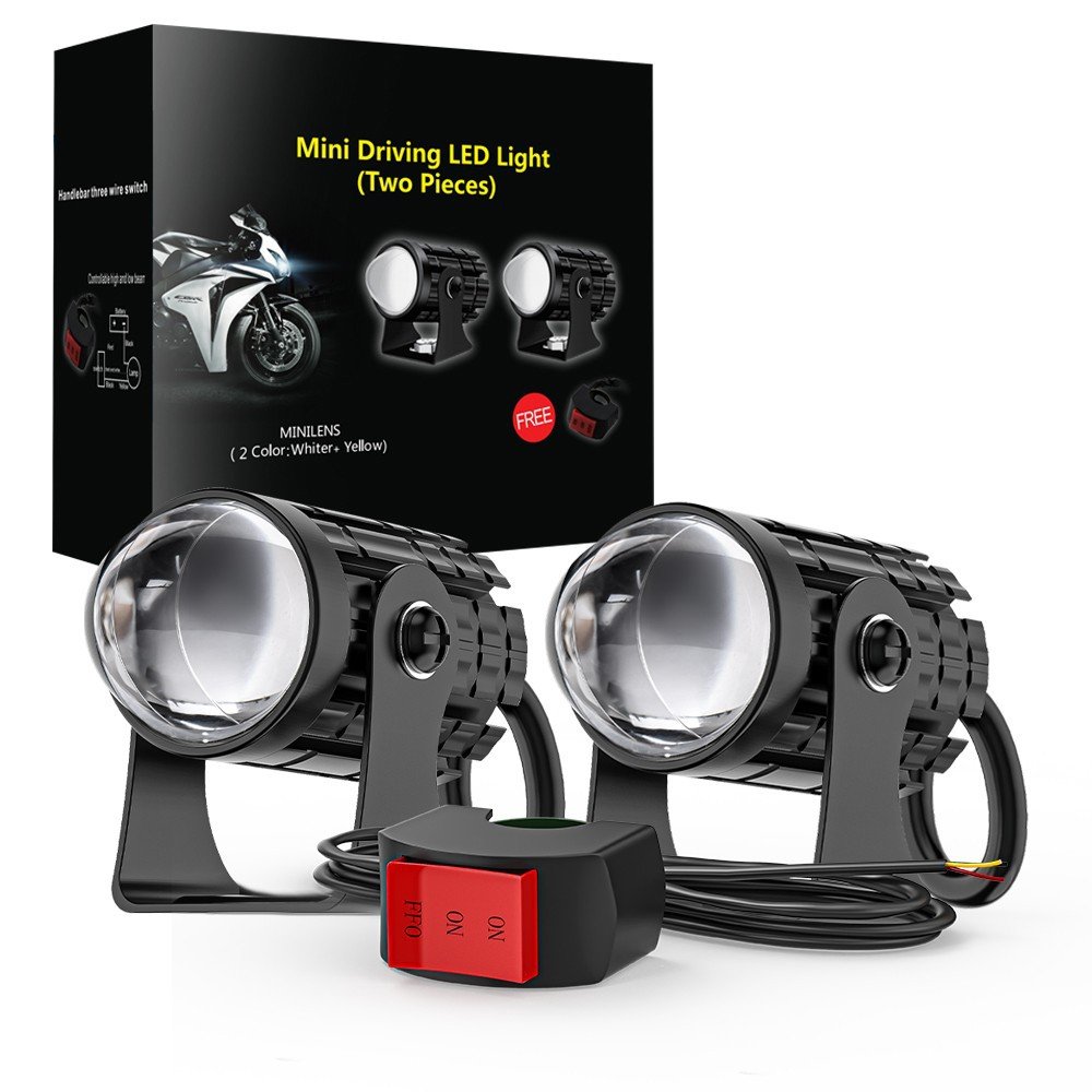 Tenraytech LED Spotlight for Car and Motorcycle