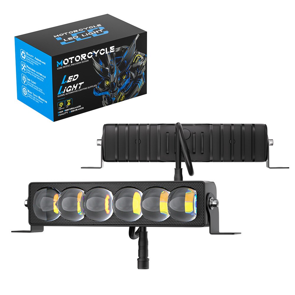 Tenraytech Front Bumper LED Headlight for Motorcycle