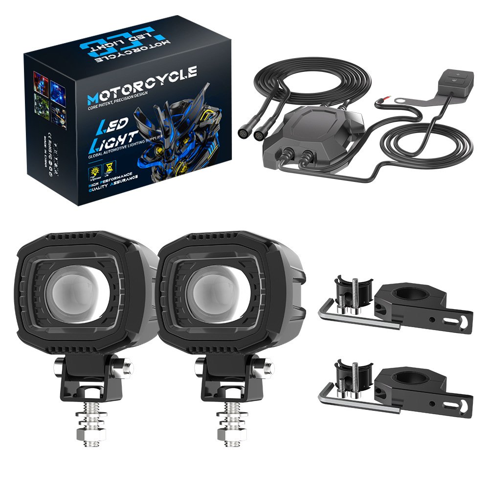 Tenraytech Motorcycle Spotlight Retrofit Kit