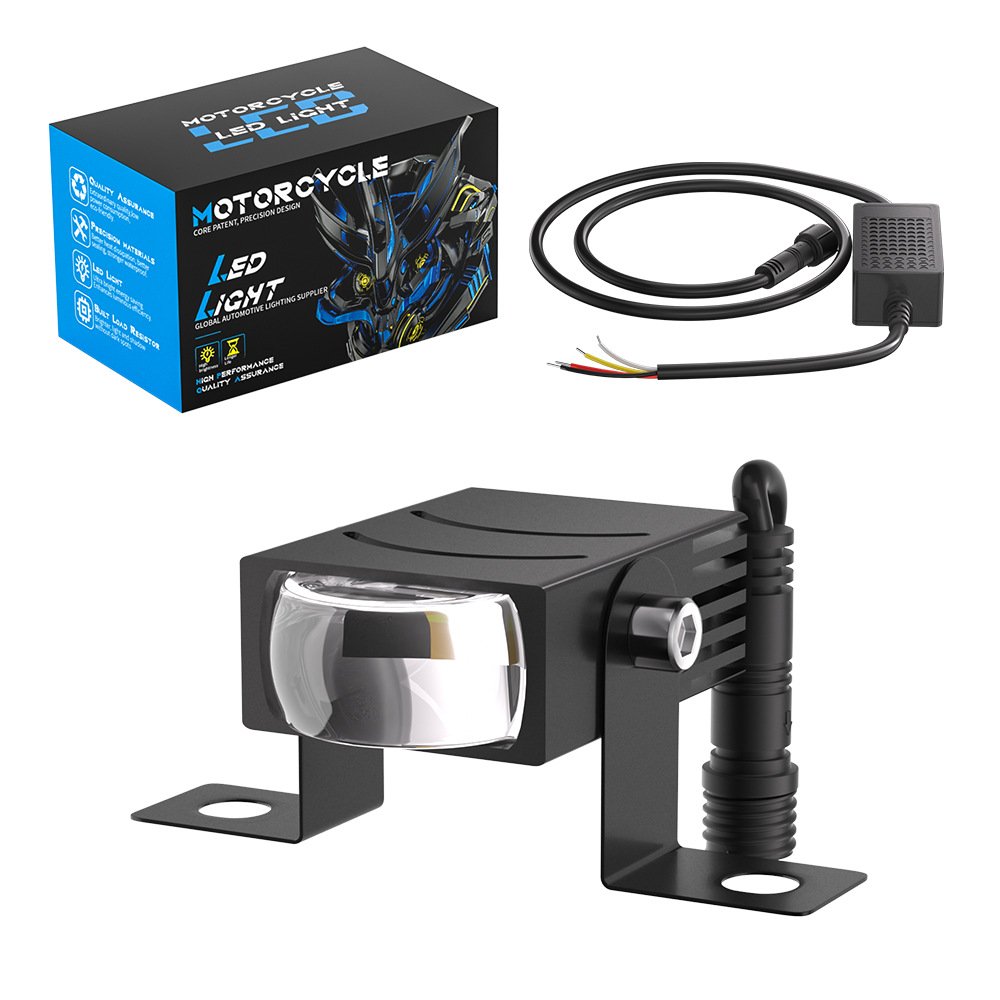 Tenraytech New LED Strobe Auxiliary External Motorcycle Spotlight (BS Model)
