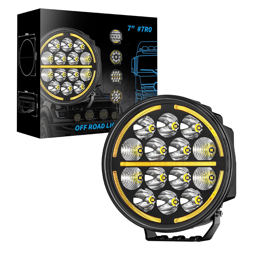 Tenraytech 7inch Round Off-Road LED Driving Light