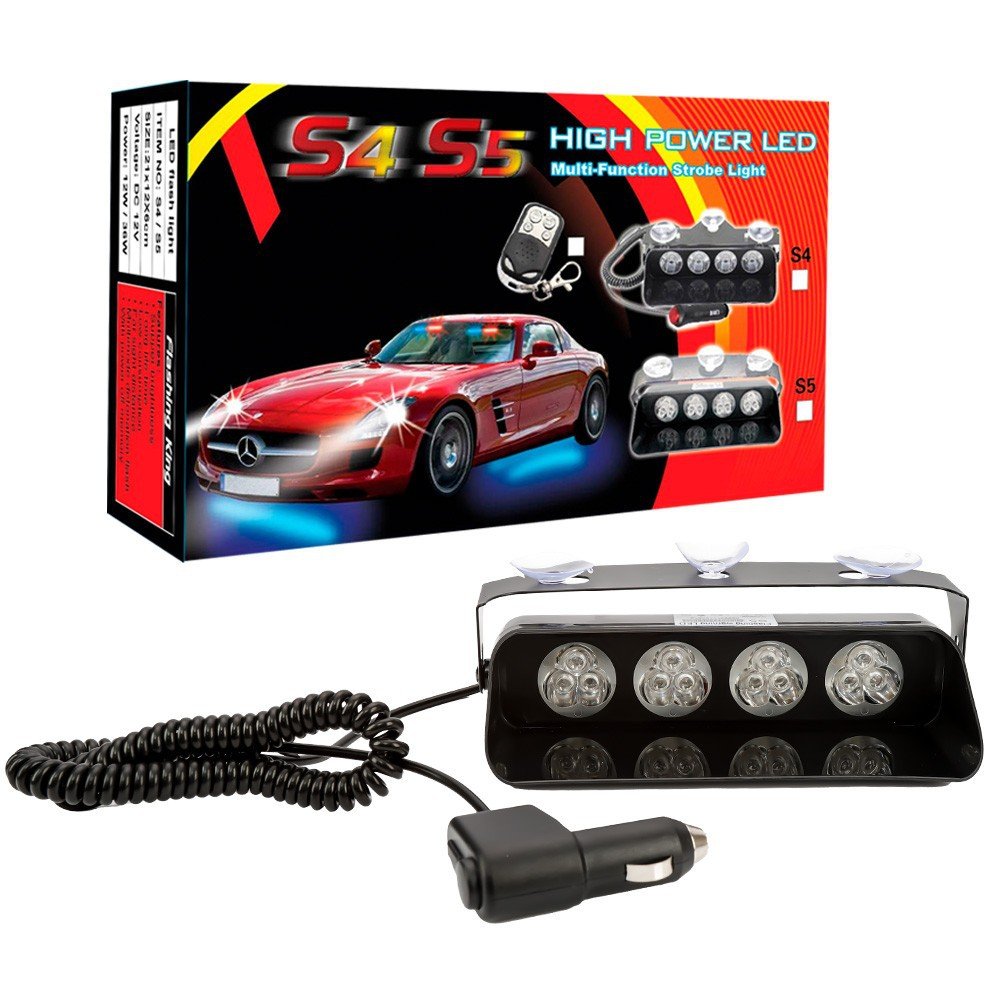 Tenraytech Factory Supply 12-LED High-Power Car Strobe Light