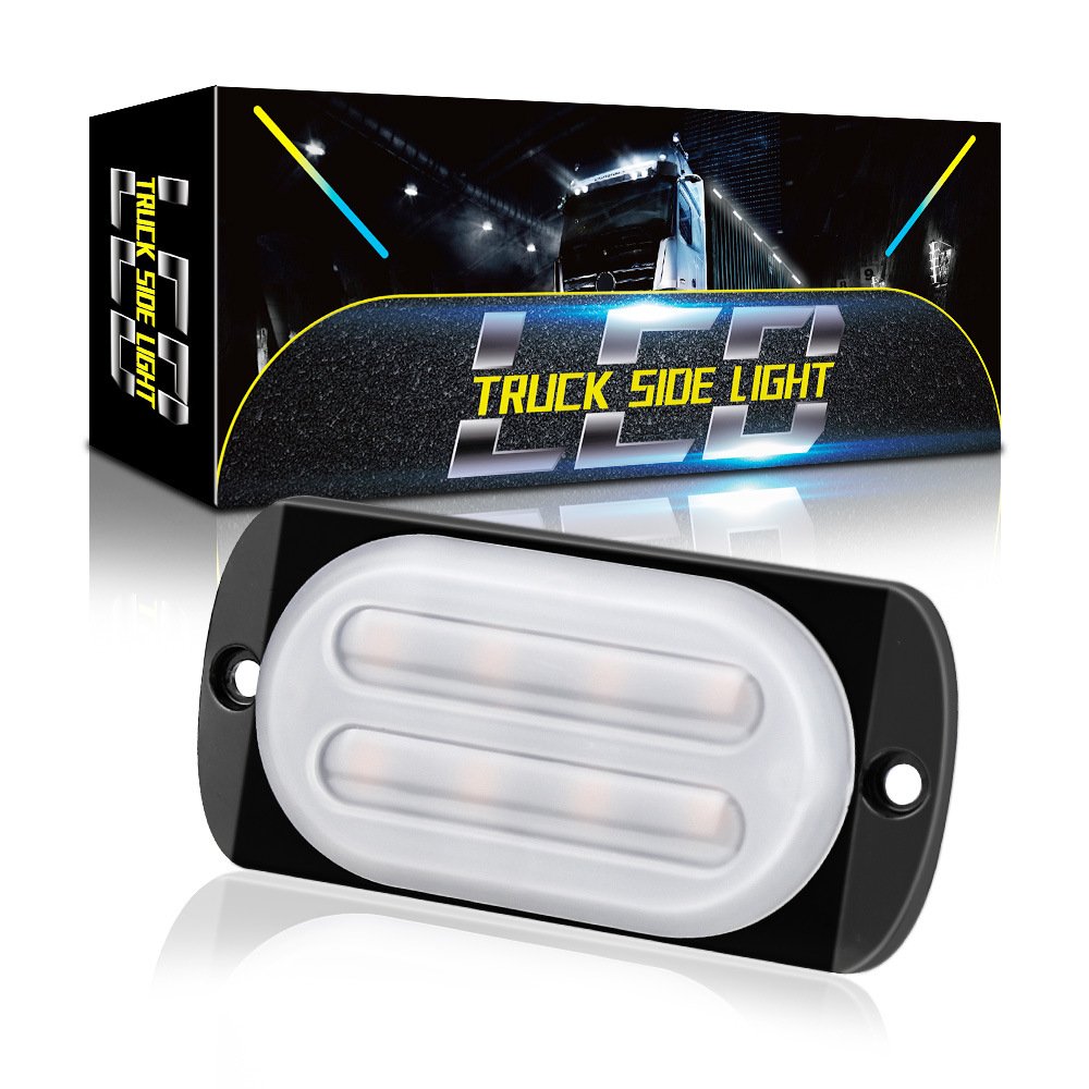 Tenraytech Light Guide Version 12-24V Ultra-thin 8-LED Side Light