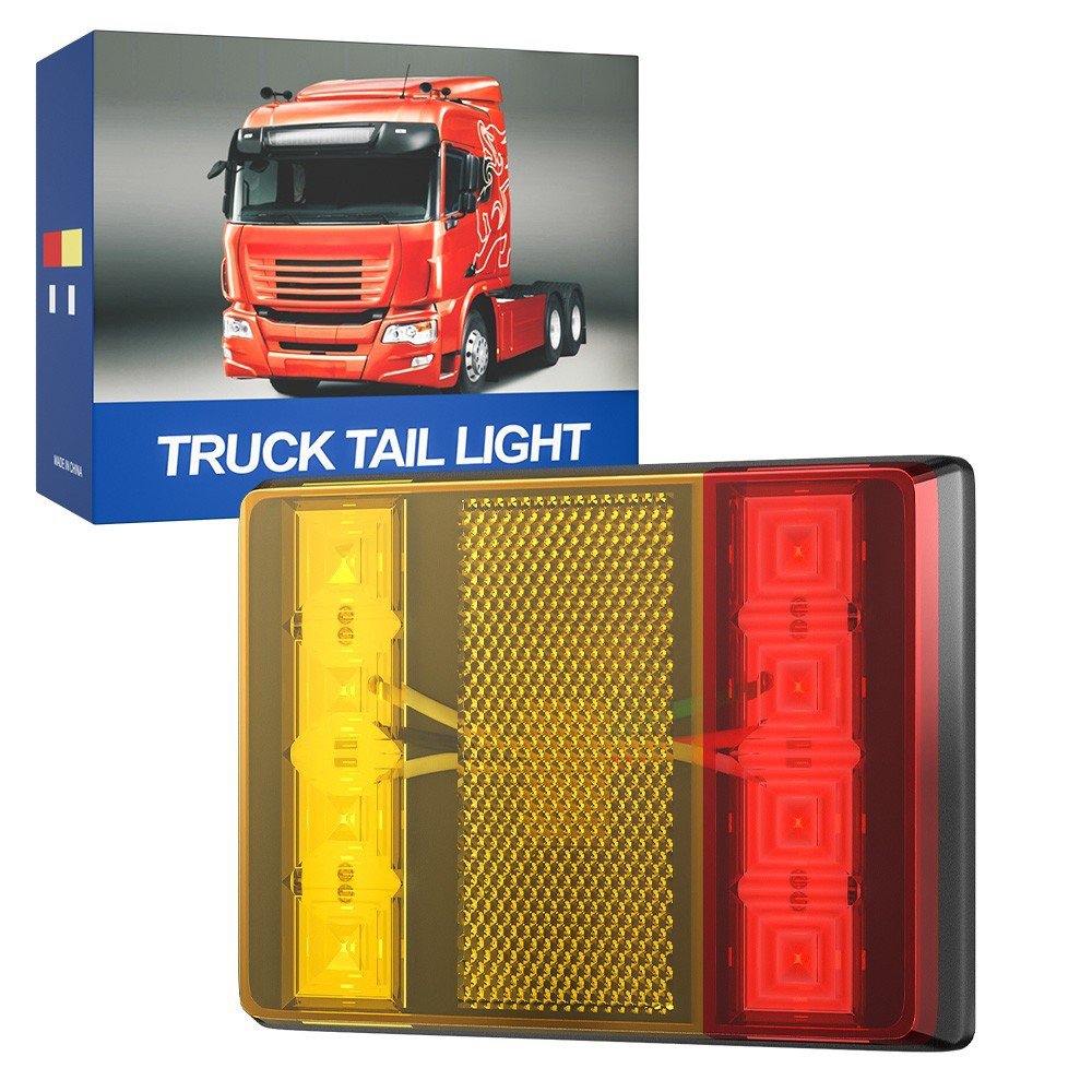 Tenraytech Rectangular LED Truck Tail Light