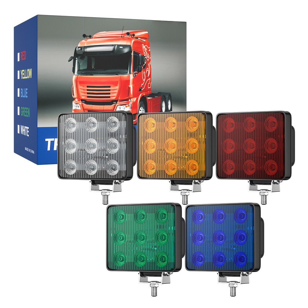 Tenraytech 12-24V LED Strobe Warning Light for Trucks