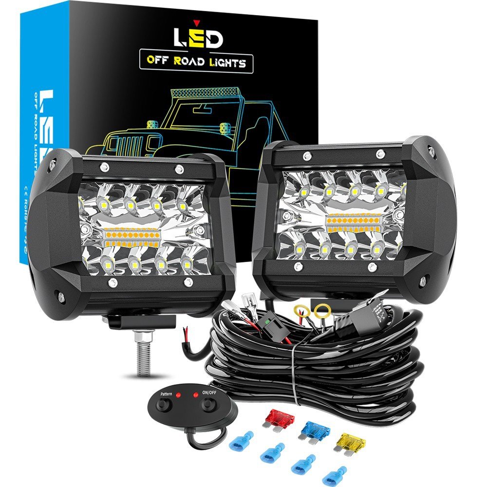 Tenraytech Exclusive 4-Inch Automotive LED Work Light