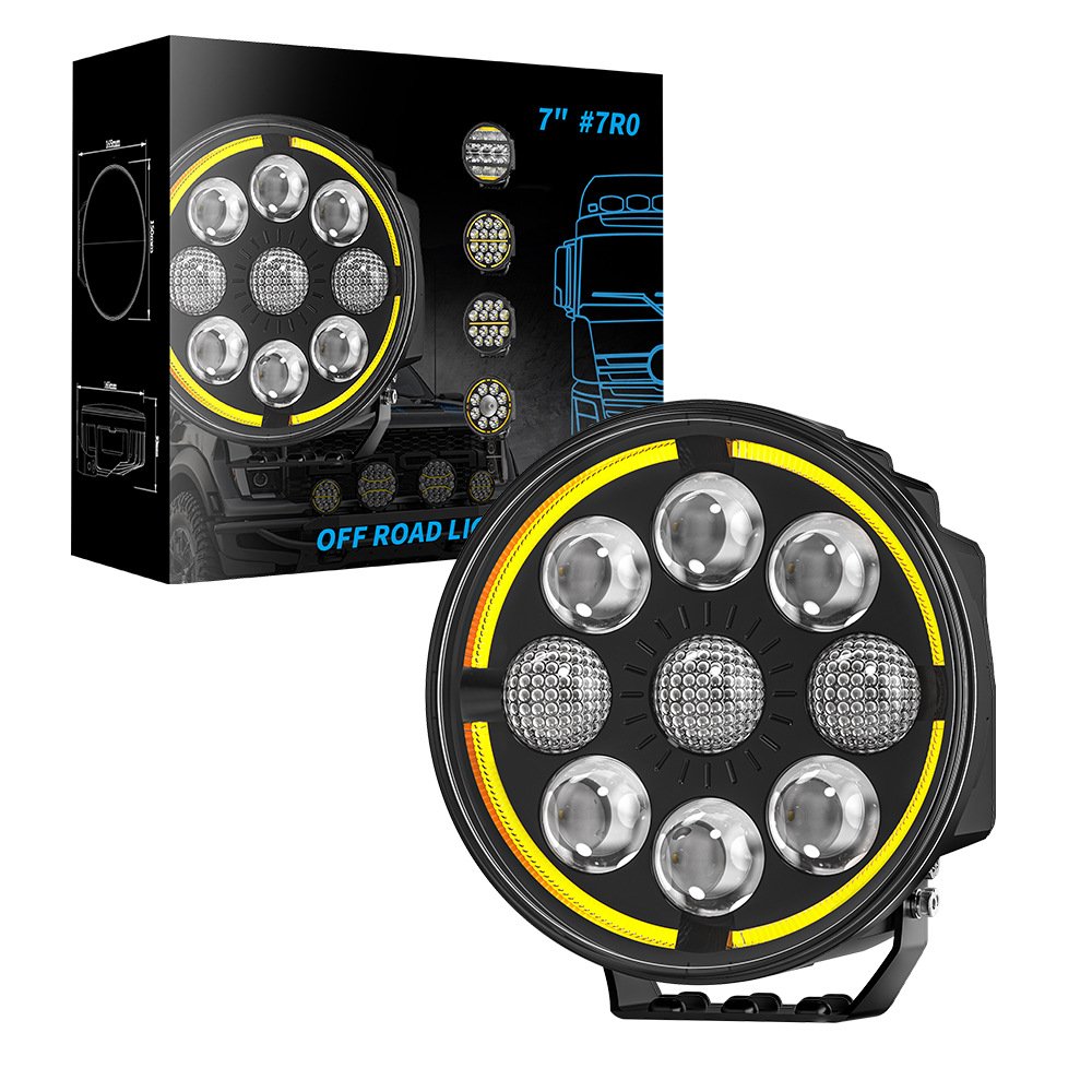Tenraytech 7INCH Round 4×4 Off-Road Light – Truck LED