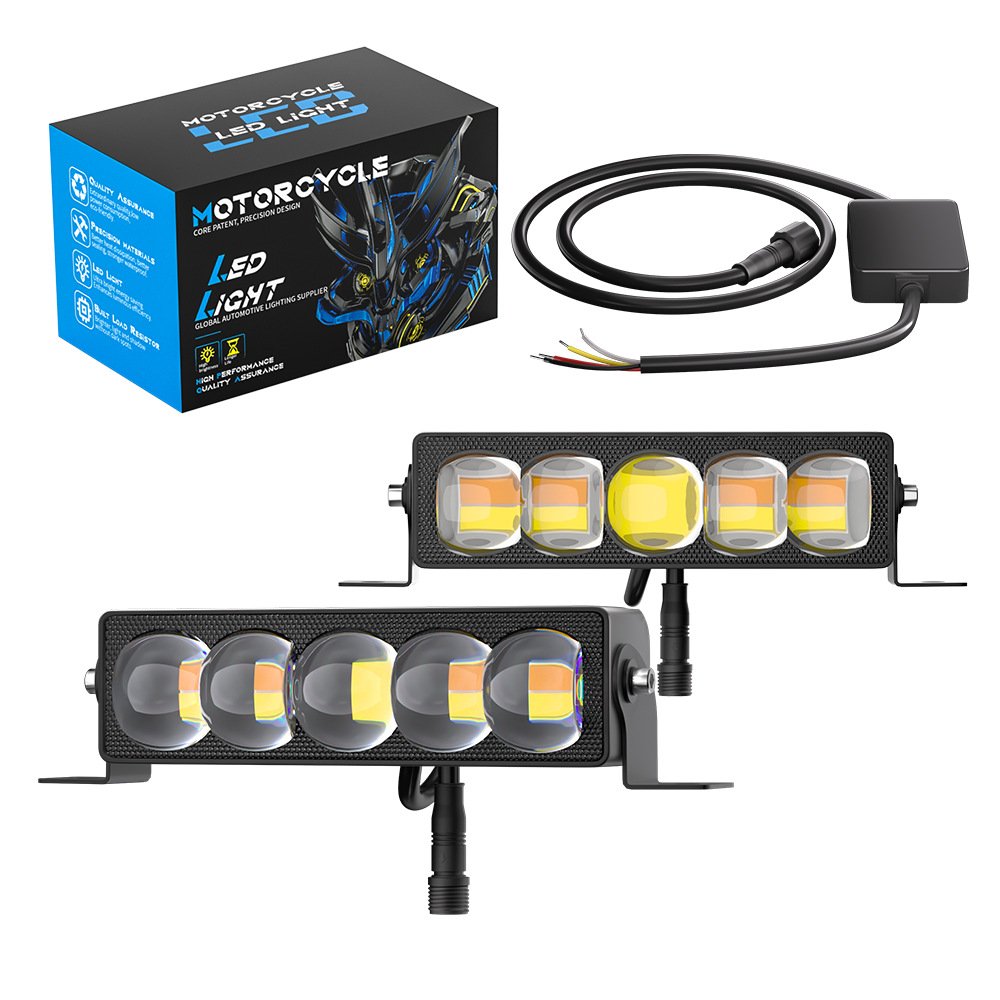 Tenraytech New 5-LED Motorcycle Spotlight