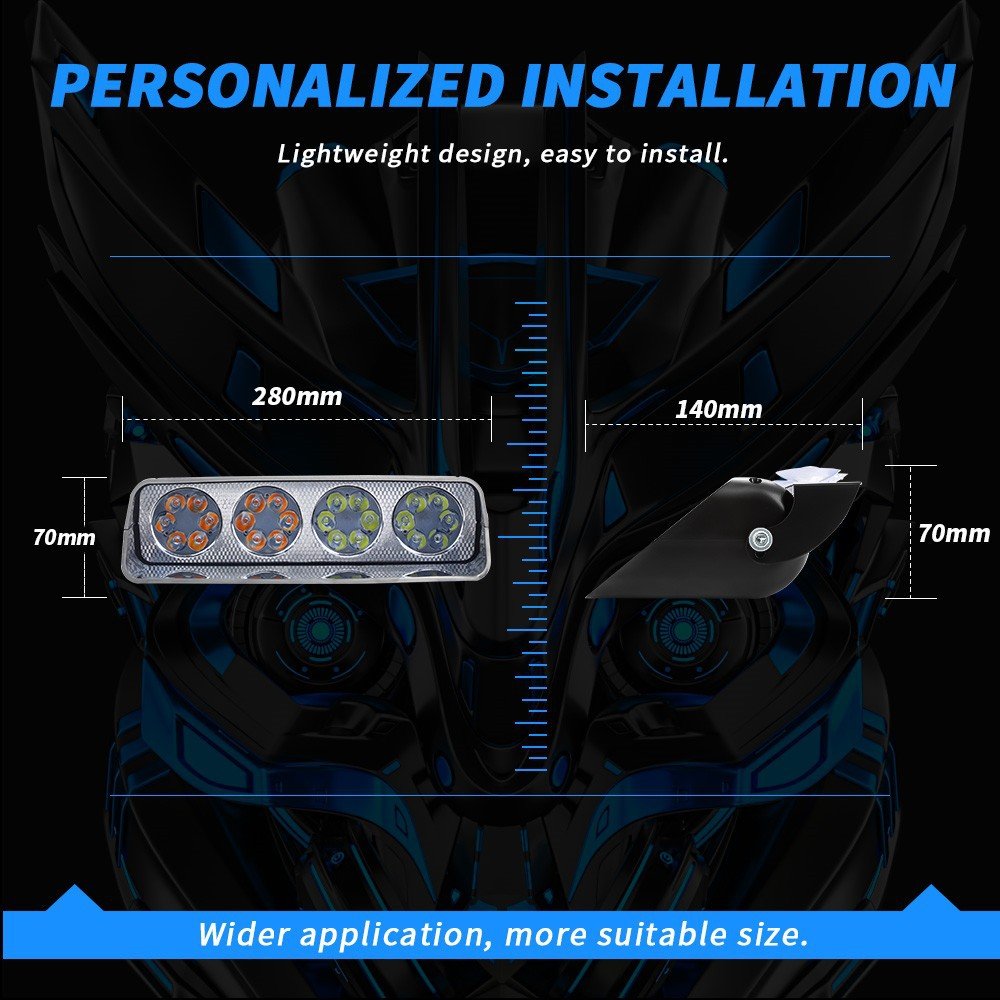 Tenraytech S24 Car – Mounted Warning & Escort Strobe Light