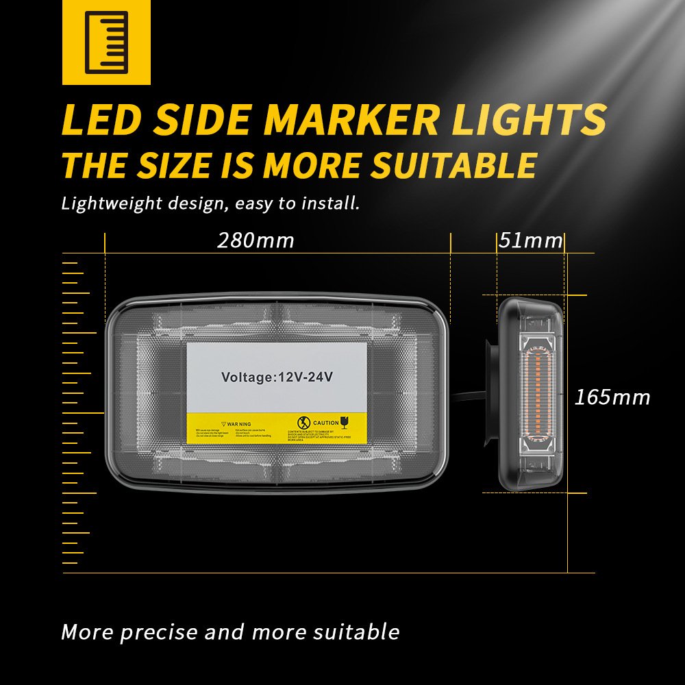 Tenraytech Ceiling – Mounted Strobe Warning Light, 119LED High – Brightness Car Suction Cup Light