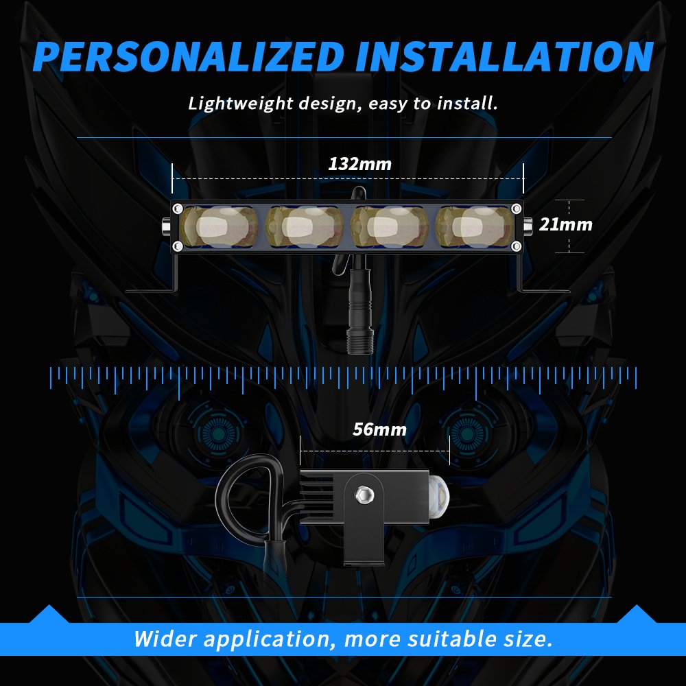Tenraytech Car Grille LED Spotlight