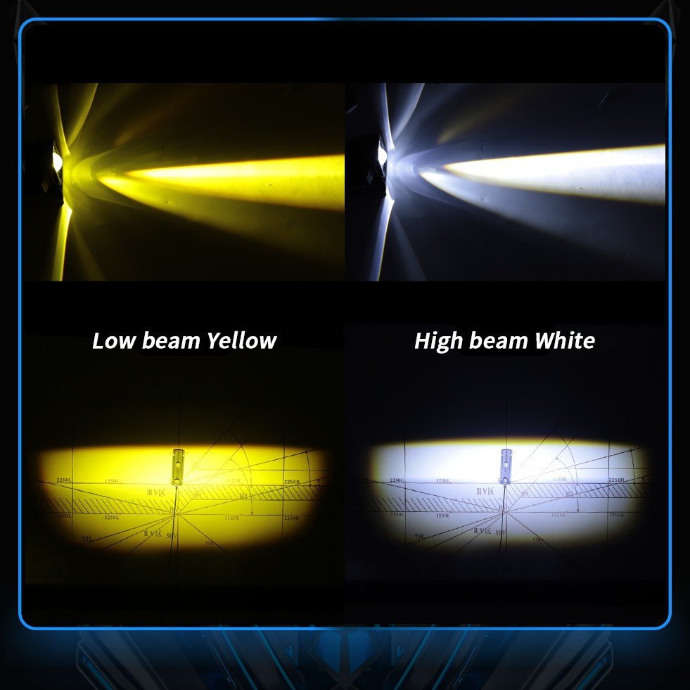 Tenraytech Motorcycle Spotlight Retrofit Kit