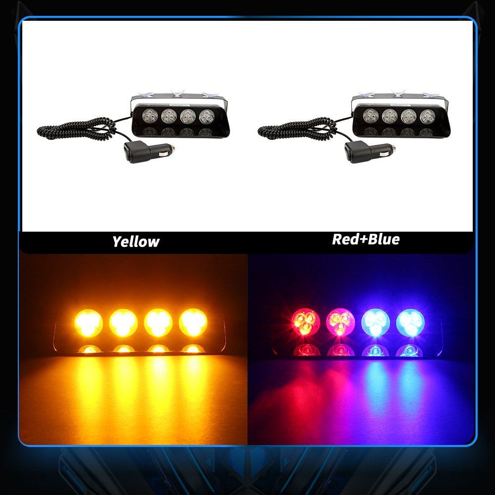Tenraytech Factory Supply 12-LED High-Power Car Strobe Light