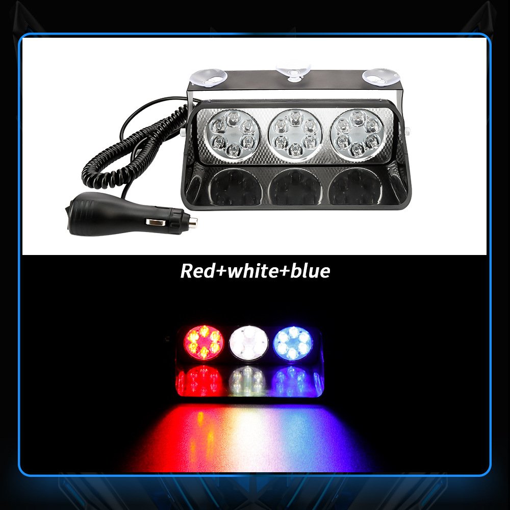 Tenraytech S18 Car LED Suction-Cup Strobe Light