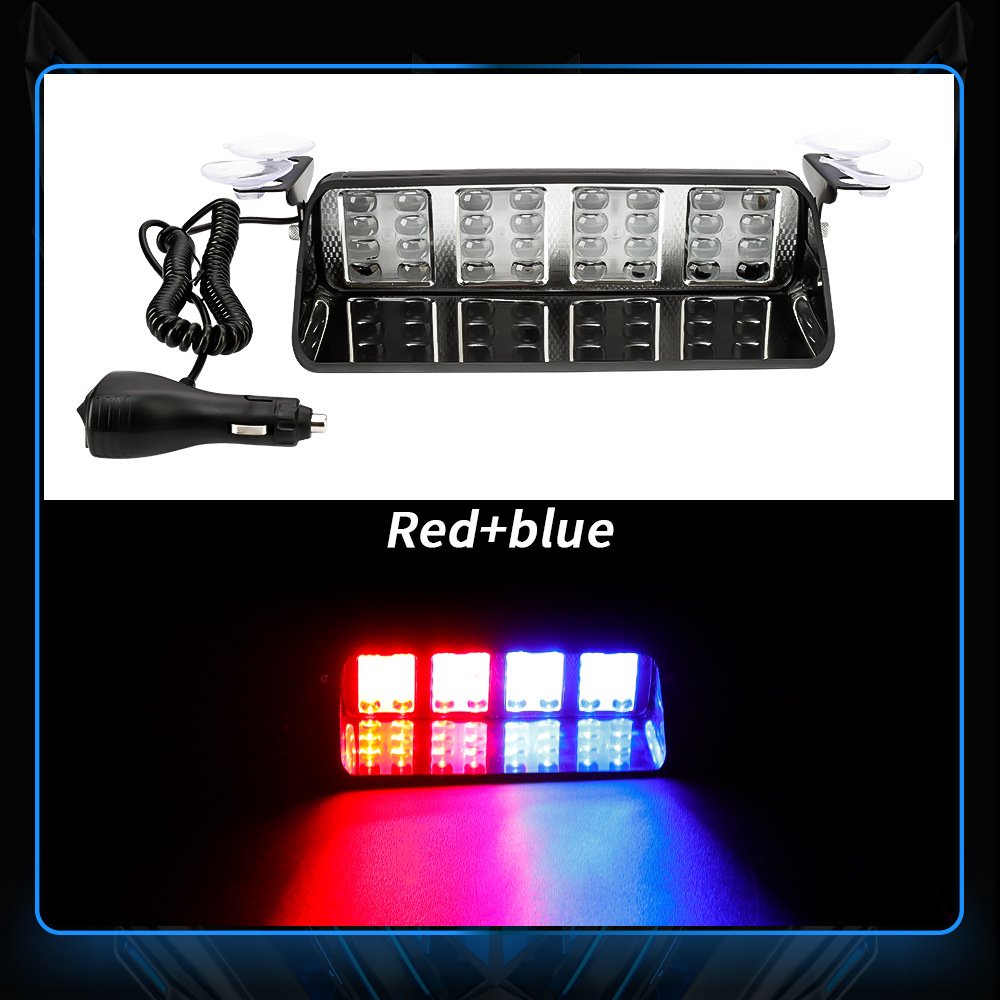 Tenraytech New S3 2-LED Suction-Cup Strobe Light