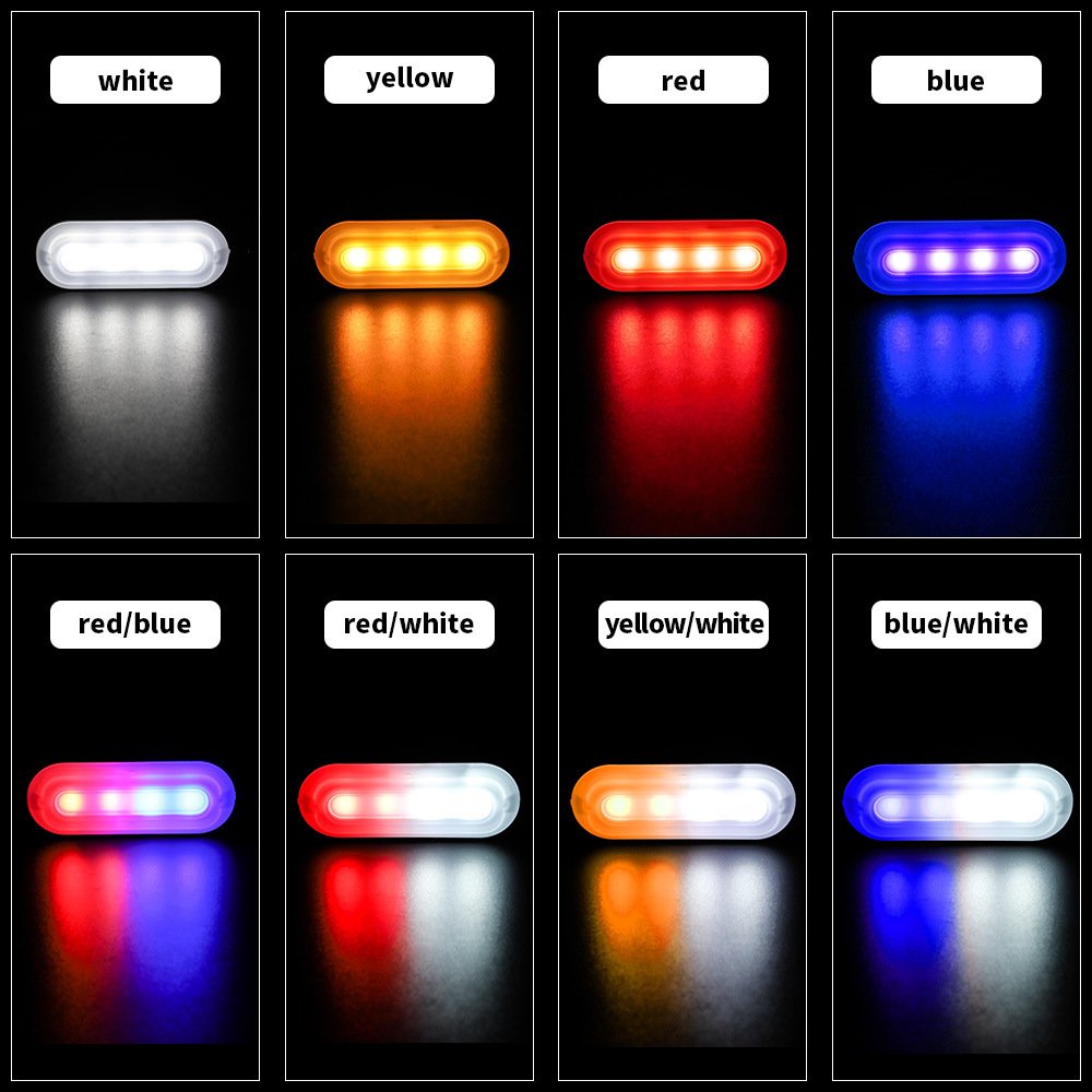 Tenraytech Car Side Marker Warning Light 12-24V