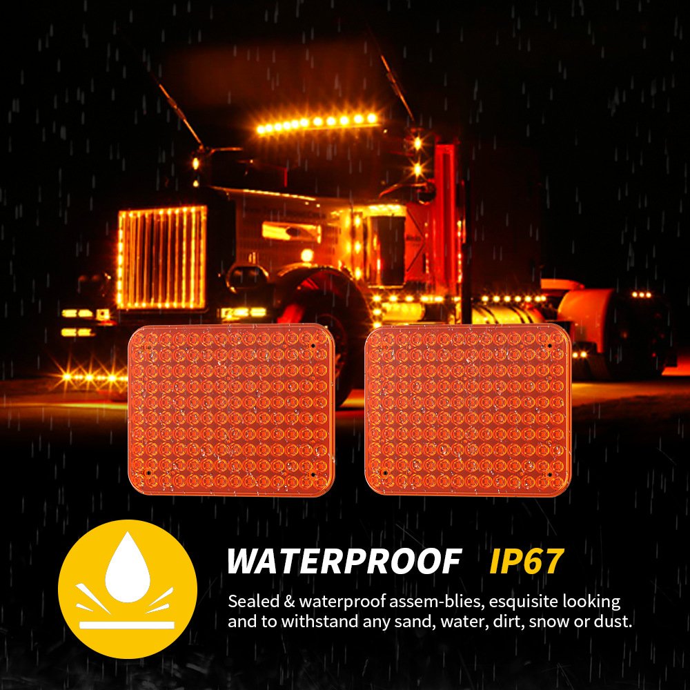 Tenraytech Truck Side Light, Car Strobe Warning Signal Light