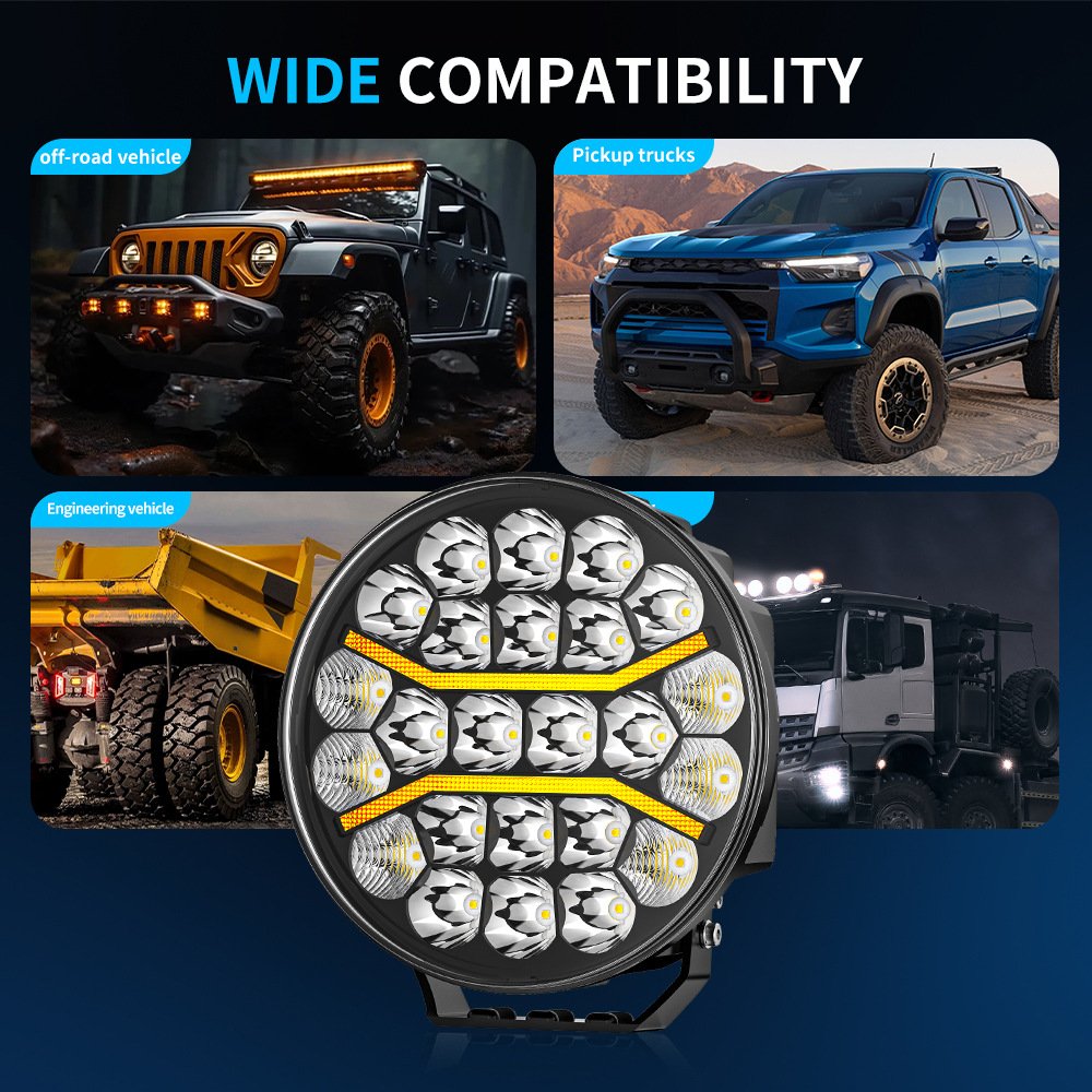 Tenraytech 9C02 European Truck Spotlight – High Power 9inch