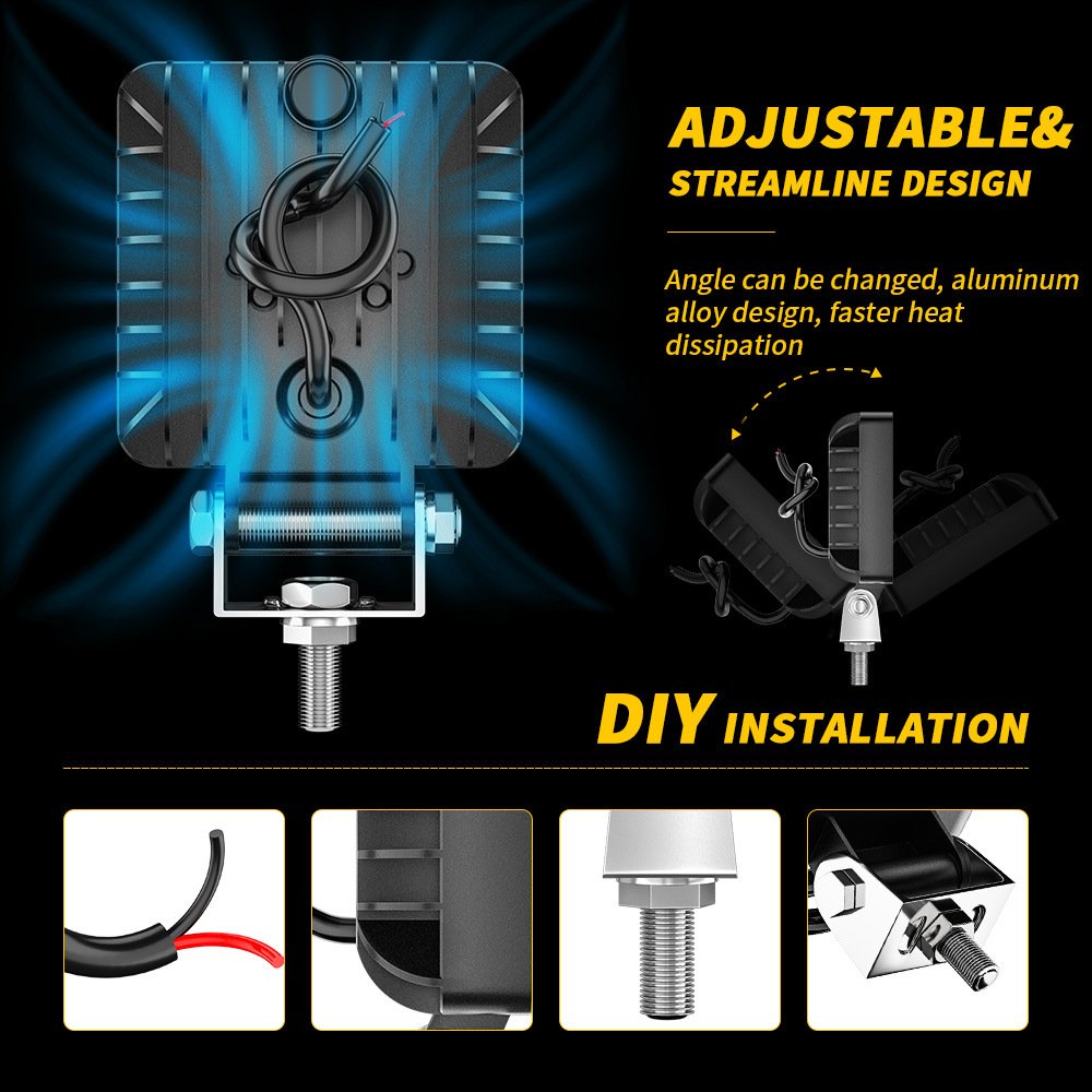 Tenraytech 4-inch Automotive LED Work Light