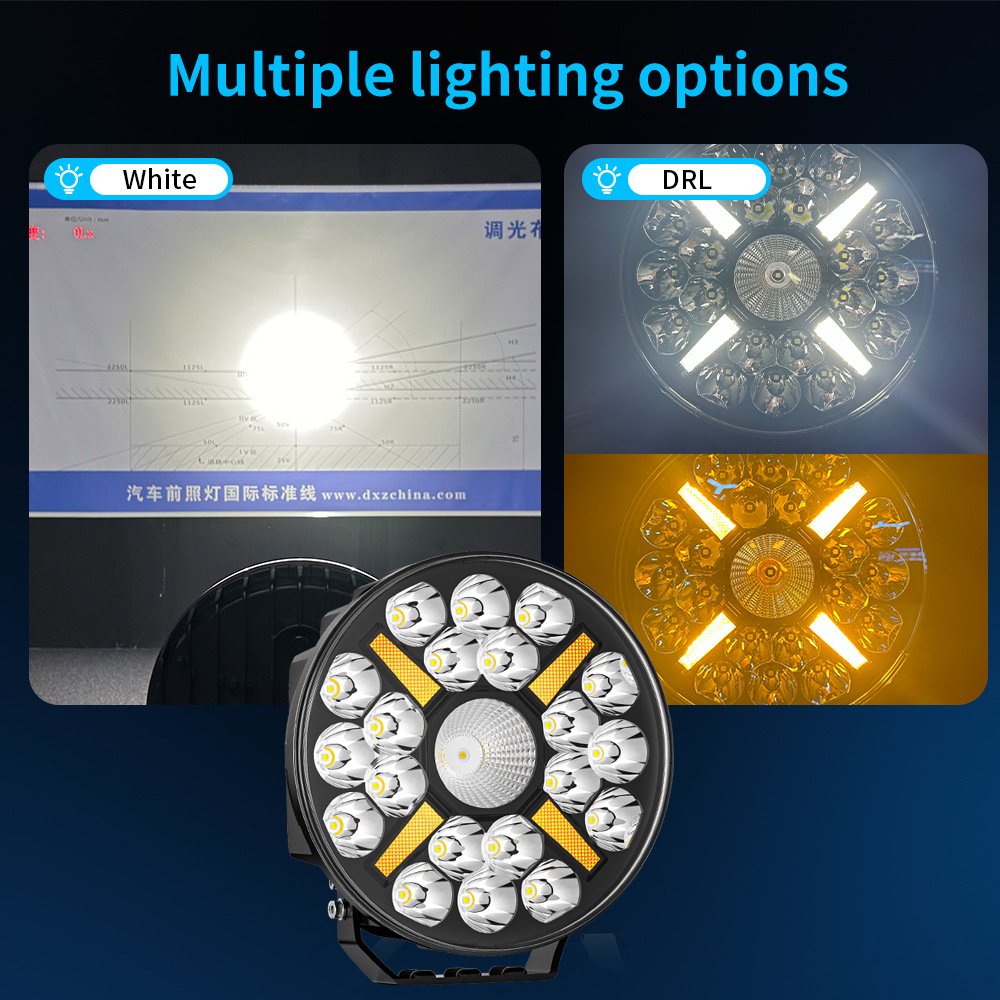 Tenraytech 9R04 European Truck Searchlight – High – Power 9 – Inch Spotlight