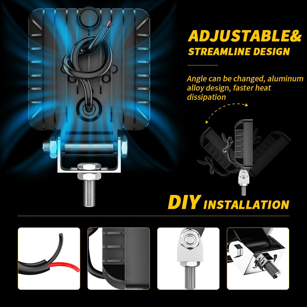 Tenraytech Work Light Manufacturer High Brightness Lighting for Off-road Vehicle, Truck and Car