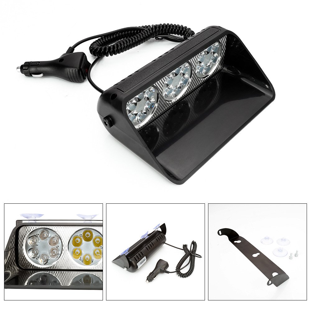 Tenraytech S18 Car LED Suction-Cup Strobe Light