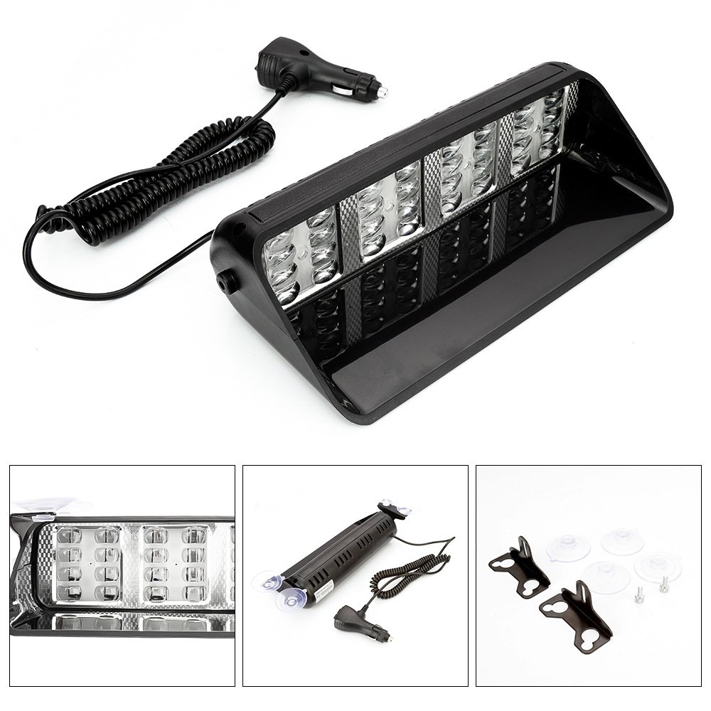 Tenraytech New S3 2-LED Suction-Cup Strobe Light