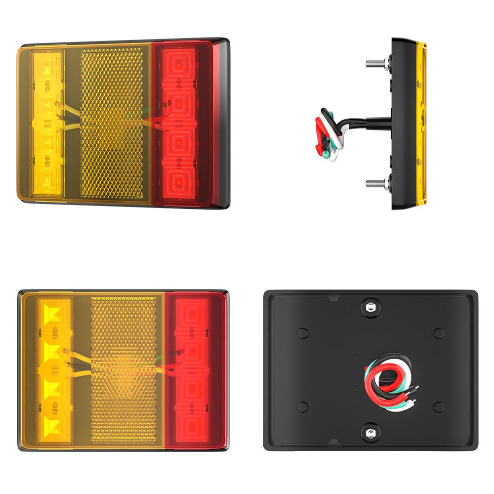 Tenraytech Rectangular LED Truck Tail Light