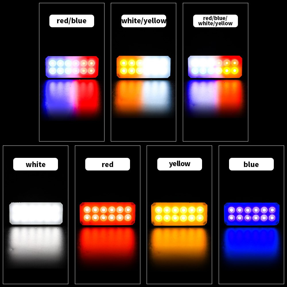 Tenraytech Light Guide Truck Lorry Side Light 12LED
