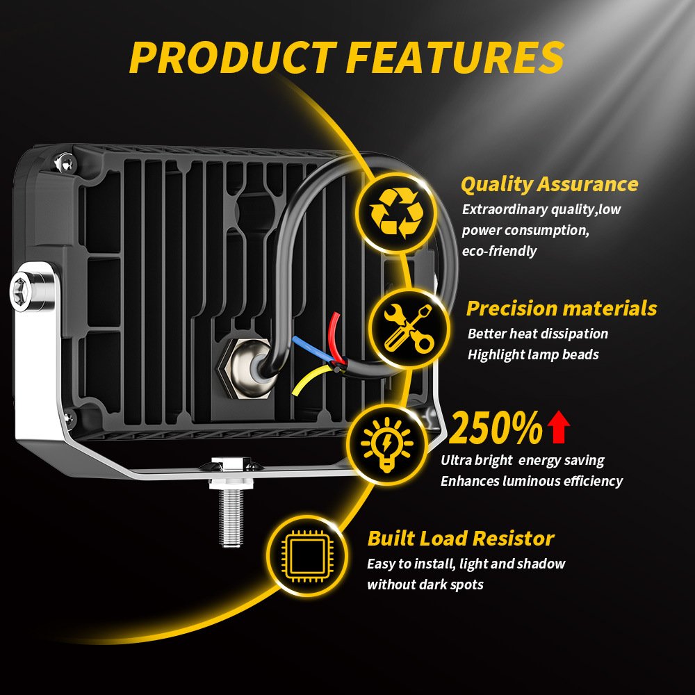 Tenraytech 5-inch LED Driving Light for Automotive