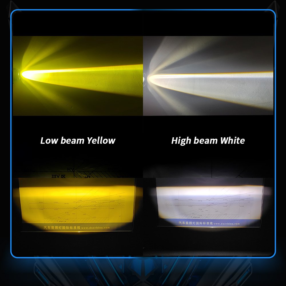 Tenraytech New 4-LED Motorcycle Spotlight