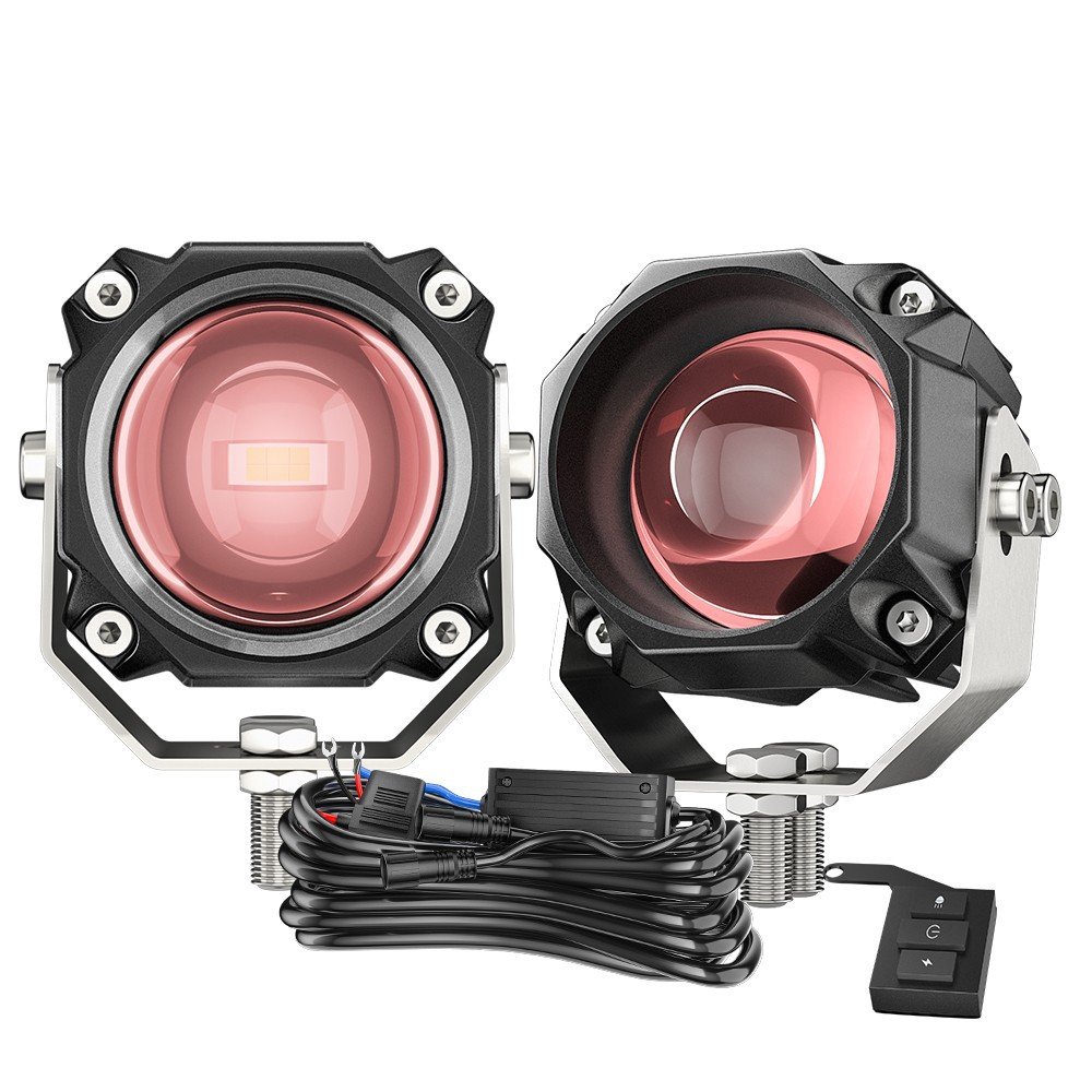 Tenraytech Motorcycle Spotlight Kit for Modification