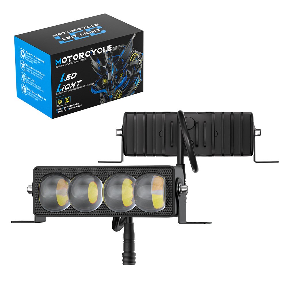 Tenraytech New 4-LED Motorcycle Spotlight