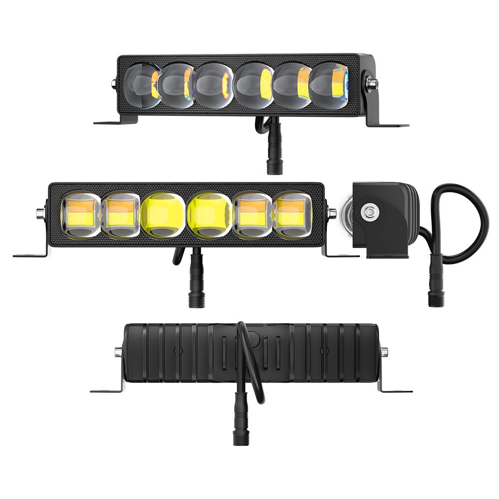 Tenraytech Front Bumper LED Headlight for Motorcycle