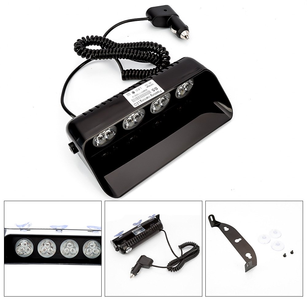 Tenraytech Factory Supply 12-LED High-Power Car Strobe Light