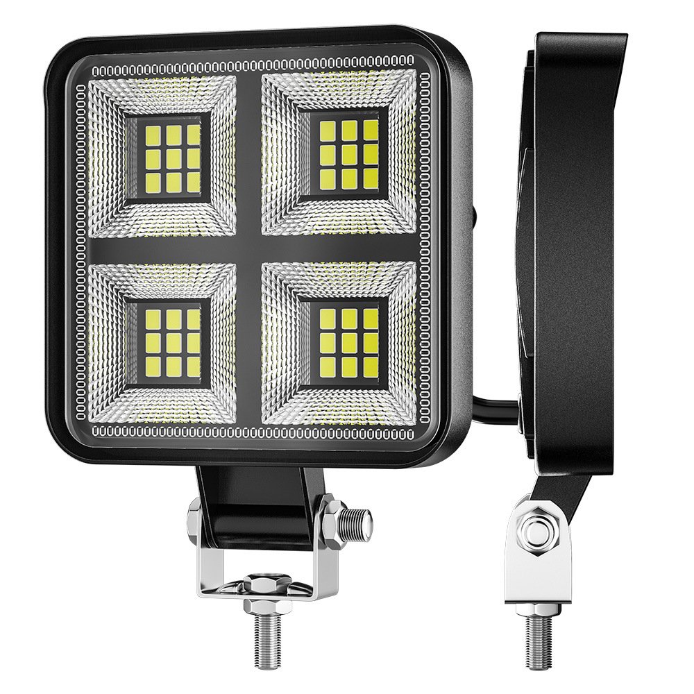 Tenraytech New 3 – Inch Square LED Work Light (9-80V, Flood Beam)