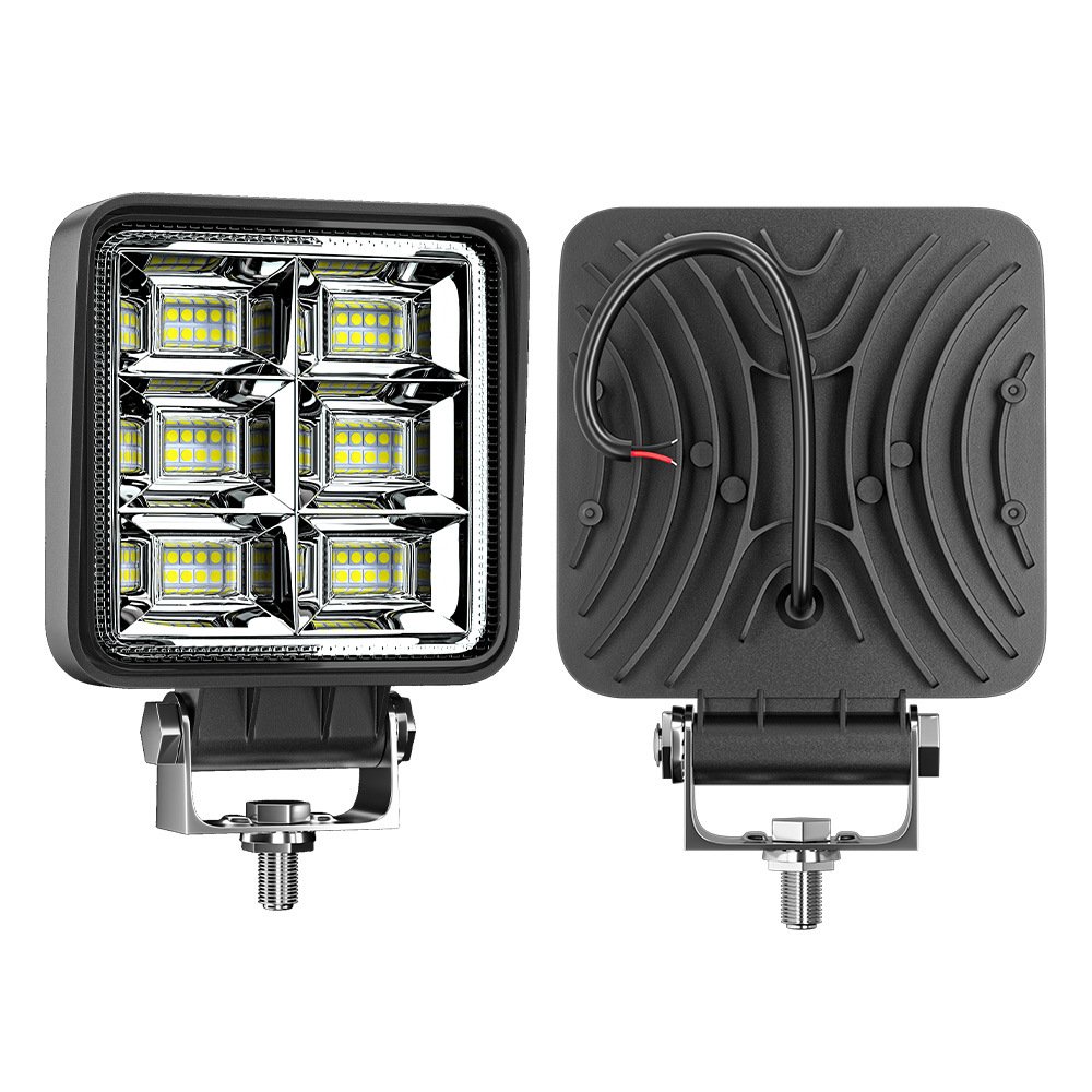 Tenraytech 4-Inch Square 48LED 144W LED Work Light