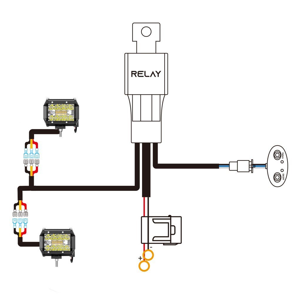 Tenraytech Exclusive 4-Inch Automotive LED Work Light