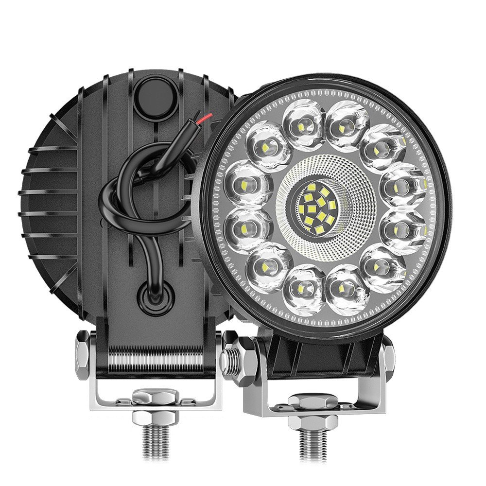 Tenraytech Automotive LED Work Light Round