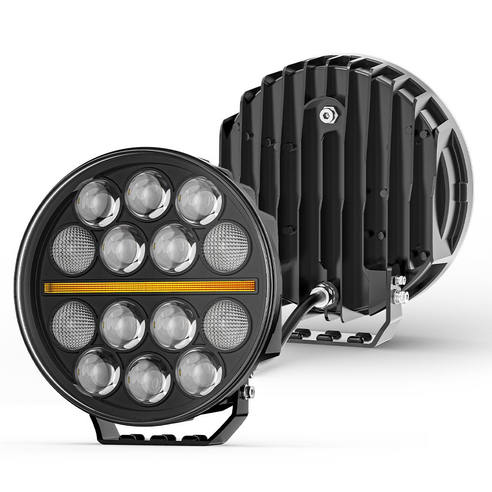 Tenraytech 9R01 European Truck Spotlight – 9-Inch Round