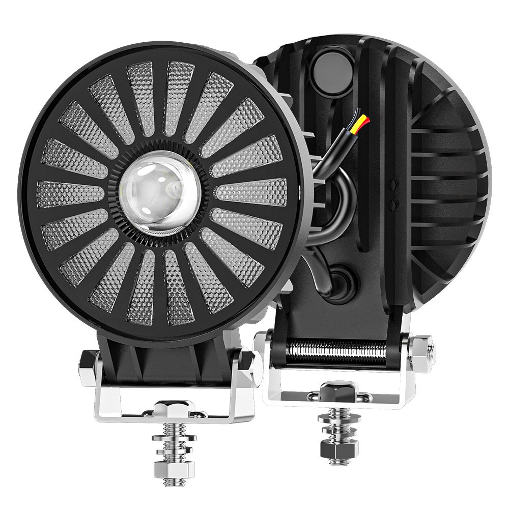 Tenraytech Factory Direct Sales: Round 4-inch RGB Mode LED Vehicle Light