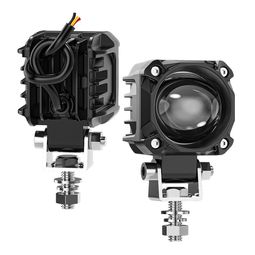 Tenraytech Super Bright Dual-beam LED Spotlight for Motorcycle and Electric Vehicle