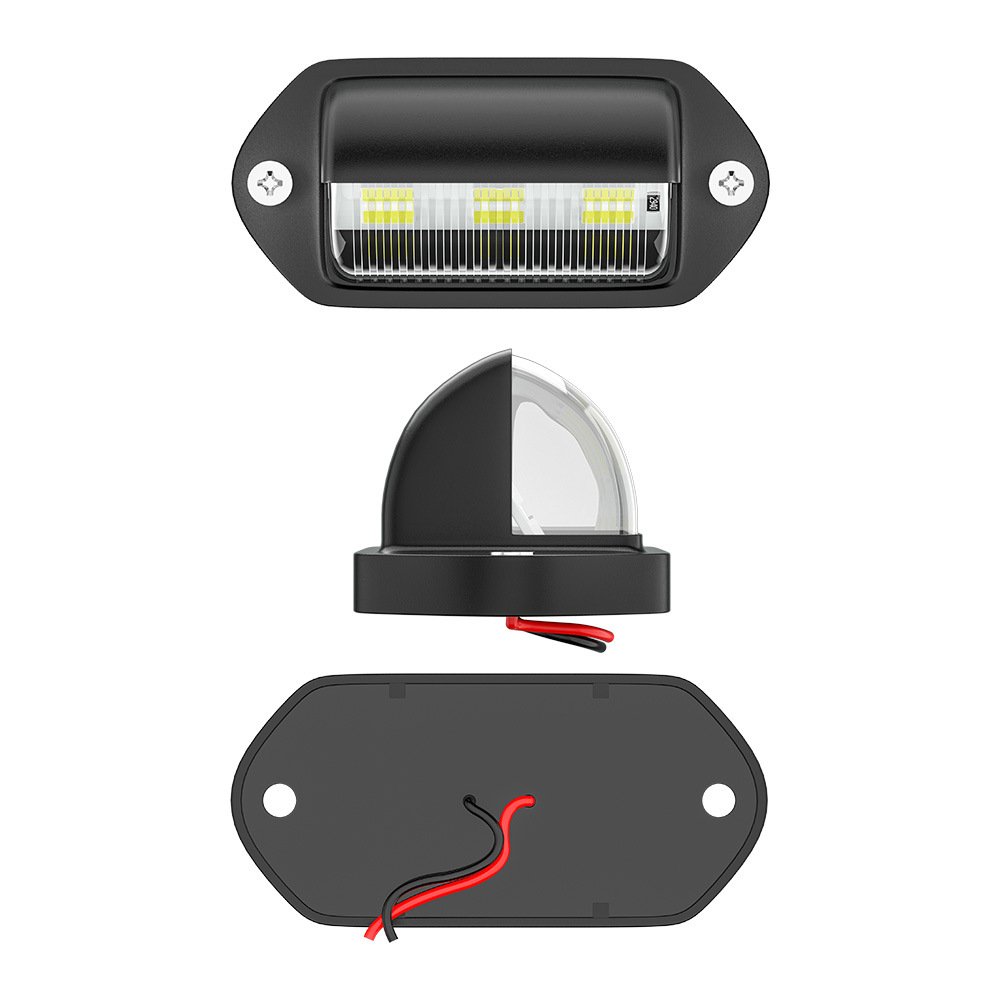 Tenraytech Factory Direct 6-LED Truck License Plate Light