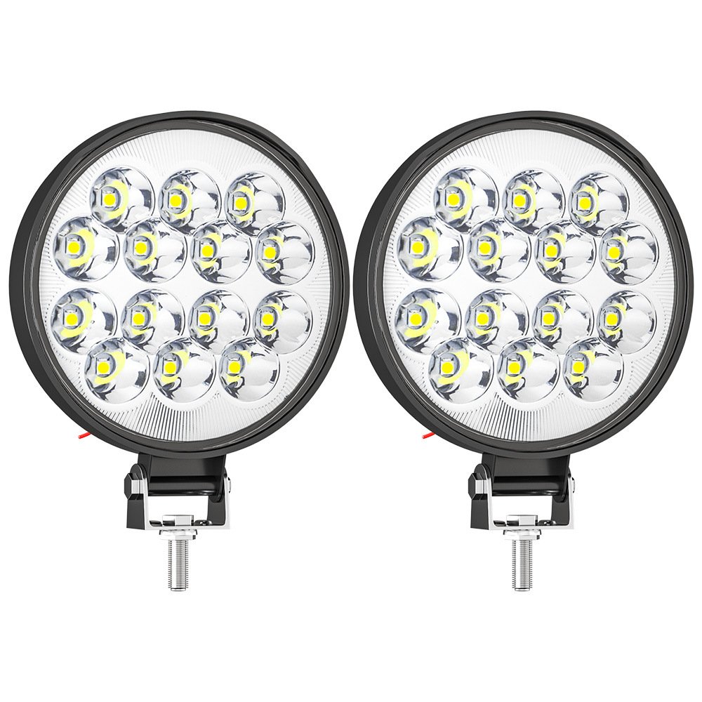 Tenraytech 3-Inch Round 14-LED 42W Automotive Spotlight