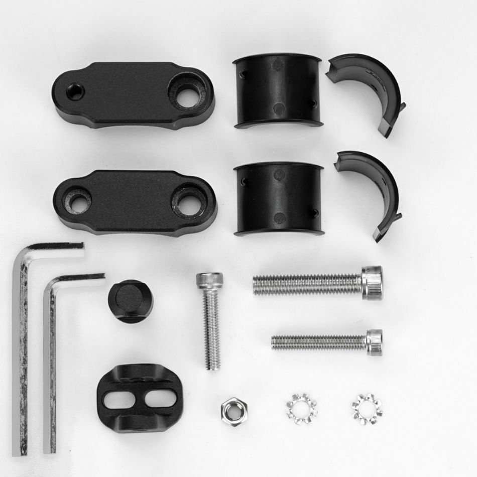 Tenraytech 360° Rotatable Adjustable Universal Bracket for Motorcycle Spotlight