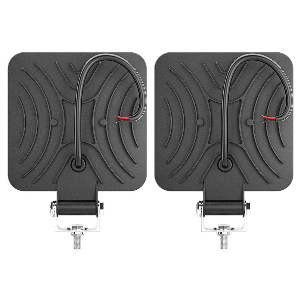 Tenraytech 4-Inch Square LED Work Light for Car