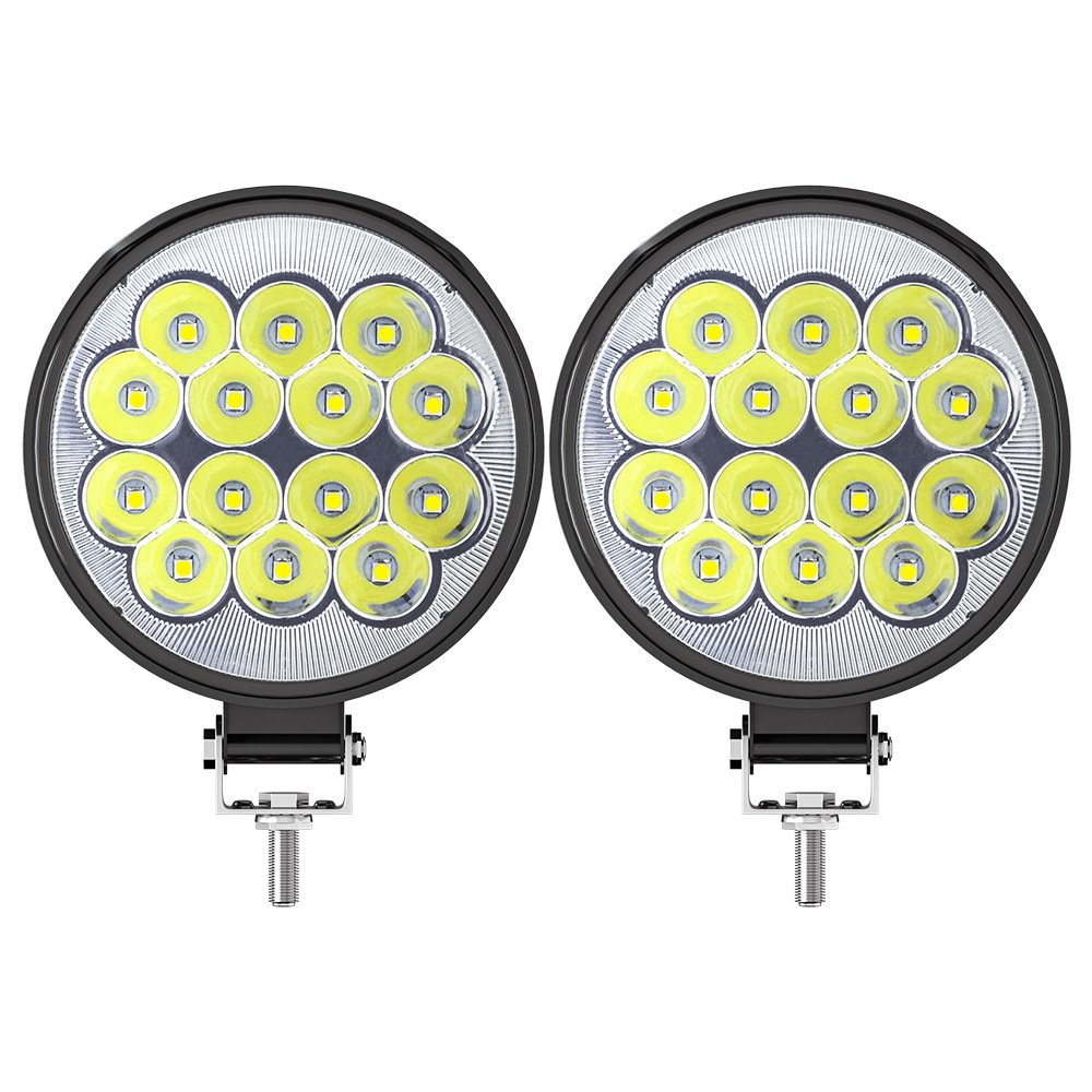 Tenraytech 3-Inch Round 14-LED 42W Automotive Spotlight